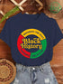 Black History Honouring The Past T-Shirt