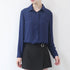 Simple Solid Color Loose Women's Chiffon Shirt Tops 2023 New Long Sleeve Casual Elegance Woman Blouses Lady Office Shirt Clothes