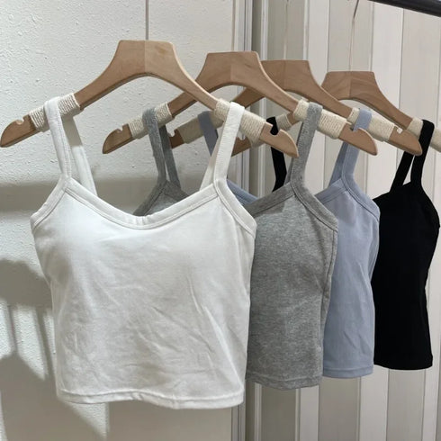 Stylish Women's Sleeveless Crop Top