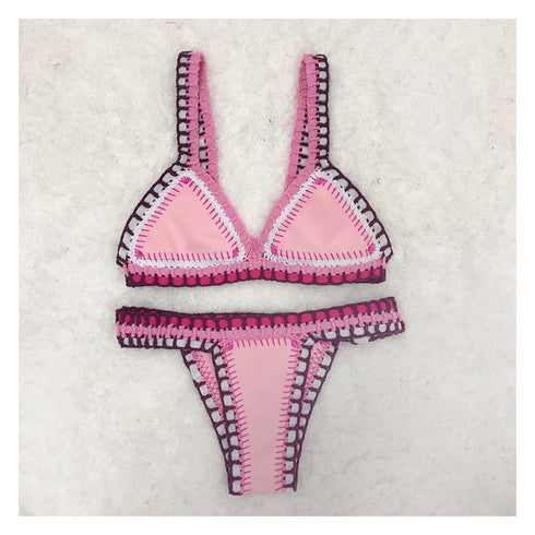 Handmade Triangle Bikini Set in Multiple Colours