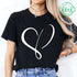 Women’s Heart Design Casual T-Shirt