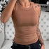 Women’s Ribbed Round Neck Tank Top - Summer Essential