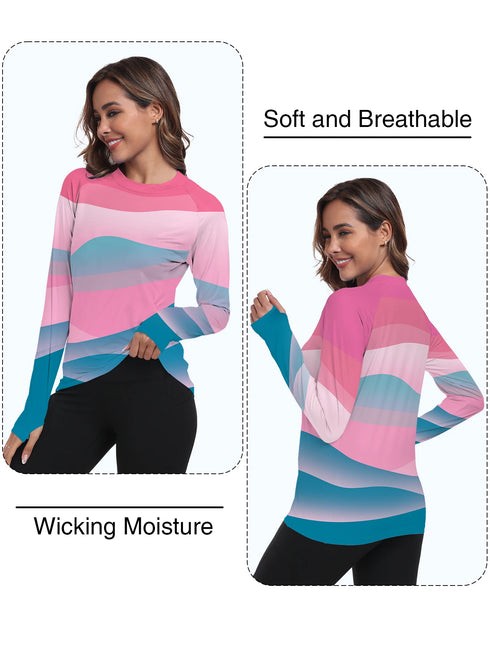 Women's Long Sleeve UV Protection Sun Shirt