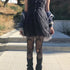 AltGoth Dark Gothic Mesh Dress for Women