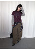 Tonngirl Y2K Vintage Long Sleeve Patchwork T-shirt