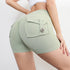 Peach Butt Fitness Cargo Shorts for Women