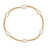 Miyuki Golden Bead Stretch Bracelet for Women