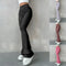 Women's High Waisted Flared Gym Pants