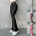 Women's High Waisted Flared Gym Pants