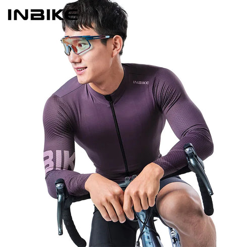 INBIKE Men's Long Sleeve Cycling Jersey