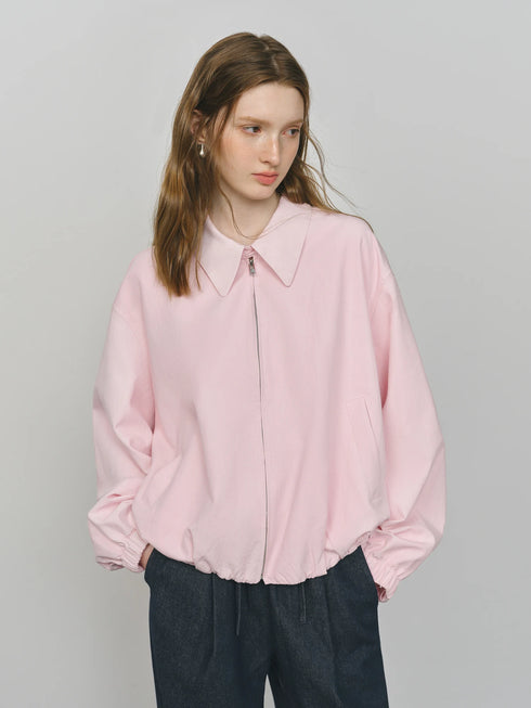 French Barn-Style Oversized Short Jacket for Women