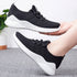 Women's Breathable Platform Lace-Up Sneakers
