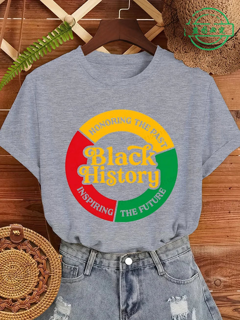 Black History Honouring The Past T-Shirt