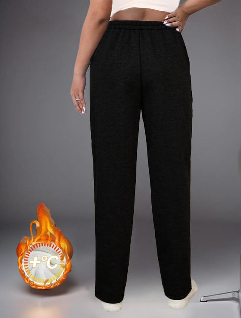 Women's Casual Straight Leg Pants with Pockets