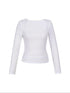 Hot Basic Square Neck Slim Women's Bottoming Clothing Casual Solid Long Sleeve Tops Versatile Fashion Multi-Color Blouse Gifts