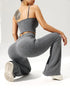 Seamless Flared Pants & Ribbed Tank Top Set