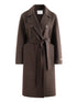 Stylish Women's Petite Wool Overcoat with Suit Lapel