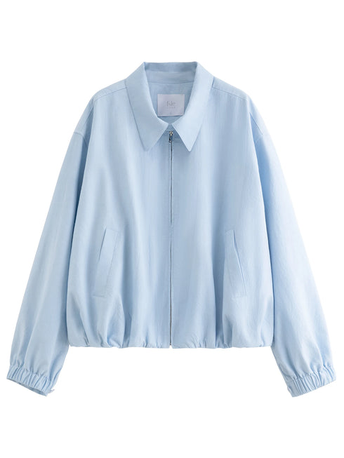 French Barn-Style Oversized Short Jacket for Women