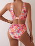 Floral Print Two-Piece Bikini Set
