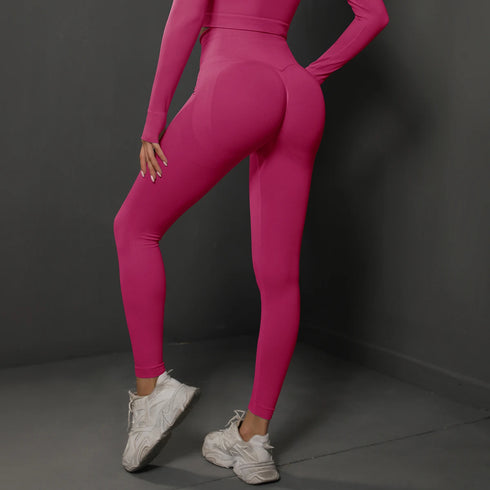 Seamless High Waist Booty Lifting Gym Leggings
