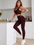 Women's Seamless Yoga Set with High Waist Leggings