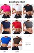 Ctenkevet Women's Yoga Crop Top with Back Detail