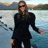 Elegant Black Blazer with Gold Buttons