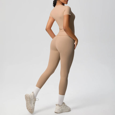 Women's 2-Piece Patchwork Yoga Set