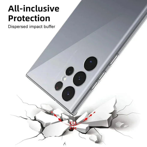 Soft Silicone Clear Phone Case For Samsung A53 A13 A52 A12 A54 A23 A32 A55 S24 S22 S21 S23 Ultra S20 FE Note 20Ultra