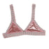 Pink Crochet Triangle Bikini Set