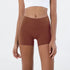 SOISOU High Waist Nylon Gym Shorts for Women