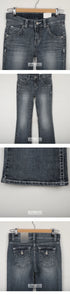 Gothic Embroidered Wide Leg Jeans for Women