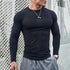 Men's Quick Dry Long Sleeve Compression Running T-Shirt