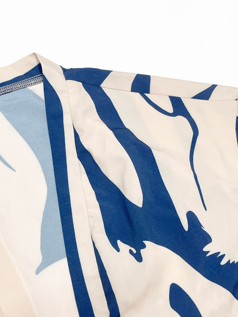 Elegant Floral Print Women's Summer Set