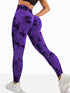 Women's High Waist Seamless Tie-Dye Yoga Leggings