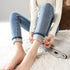Women's Fleece-Lined Skinny Jeans