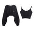 Women's Solid Colour O-neck Long Sleeve Hoodie Sweatshirt