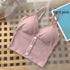 Women’s Knitted Crop Top in Pure Cotton