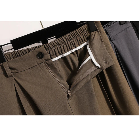 Plus Size Wide Leg Trousers for Women - Autumn 2024