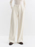 FSLE High-Waisted Straight-Leg Knit Trousers