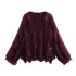 Women’s Casual Ruffled V-Neck Blouse