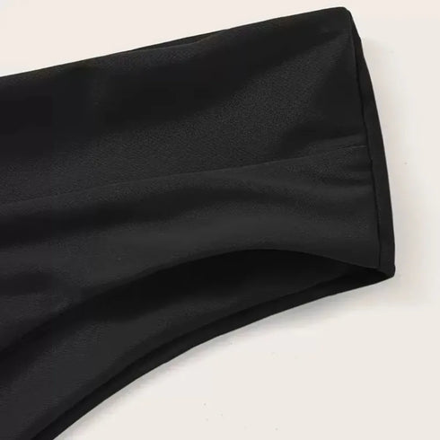 High Waist Black Bikini Bottom