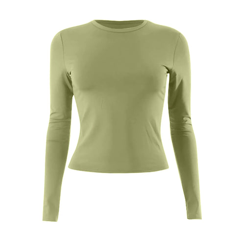 Slim Fit Long Sleeve T-Shirt for Women