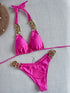 Triangle Halter Bikini Set for Women