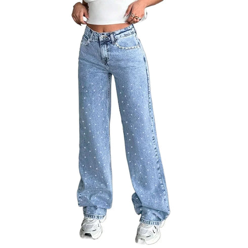 Women's High Waisted Baggy Denim Jeans