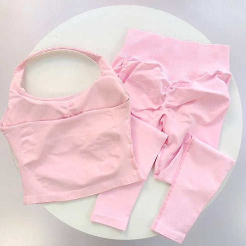 High-Waisted Butt-Lifting Fitness Set