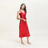 Elegant Satin Ankle-Length Nightgown for Women