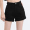 High Waist Denim Mini Shorts for Women