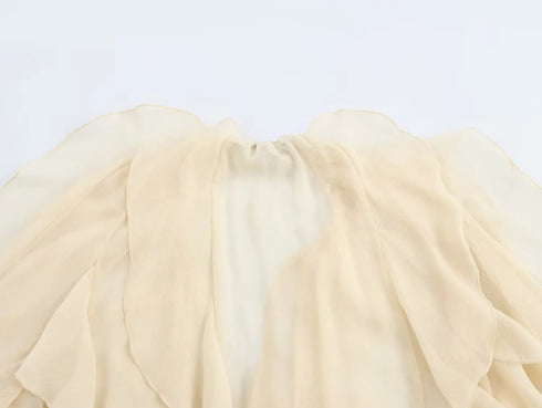 Women’s Casual Ruffled V-Neck Blouse