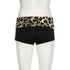 Leopard Print Low Waist Slim Booty Shorts for Women